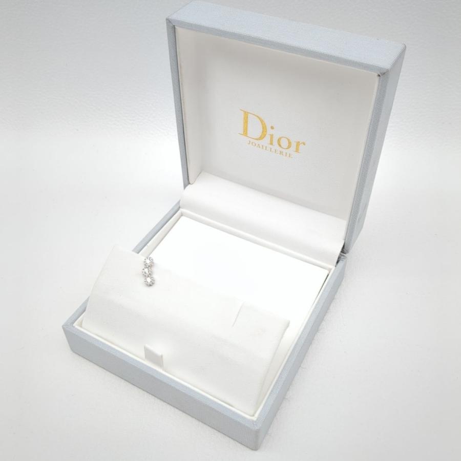 Christian Dior ミミローズ ピアス 片耳のみ K18WG 約1g 3P Christian Dior ミミローズ ピアス 片耳のみ K18WG 約1g 3P
