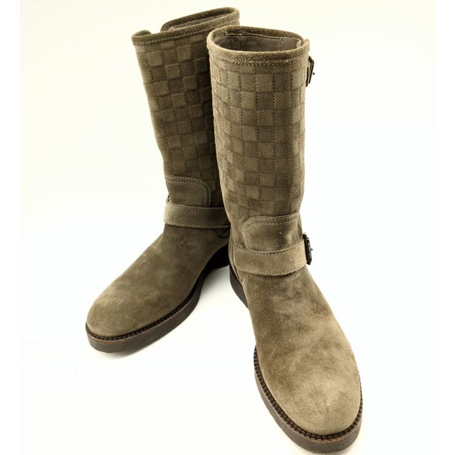 LOUIS VUITTON FD0143 エンジニアブーツ オリーブ SIZE 6 1/2 LOUIS VUITTON FD0143 エンジニアブーツ オリーブ SIZE 6 1/2