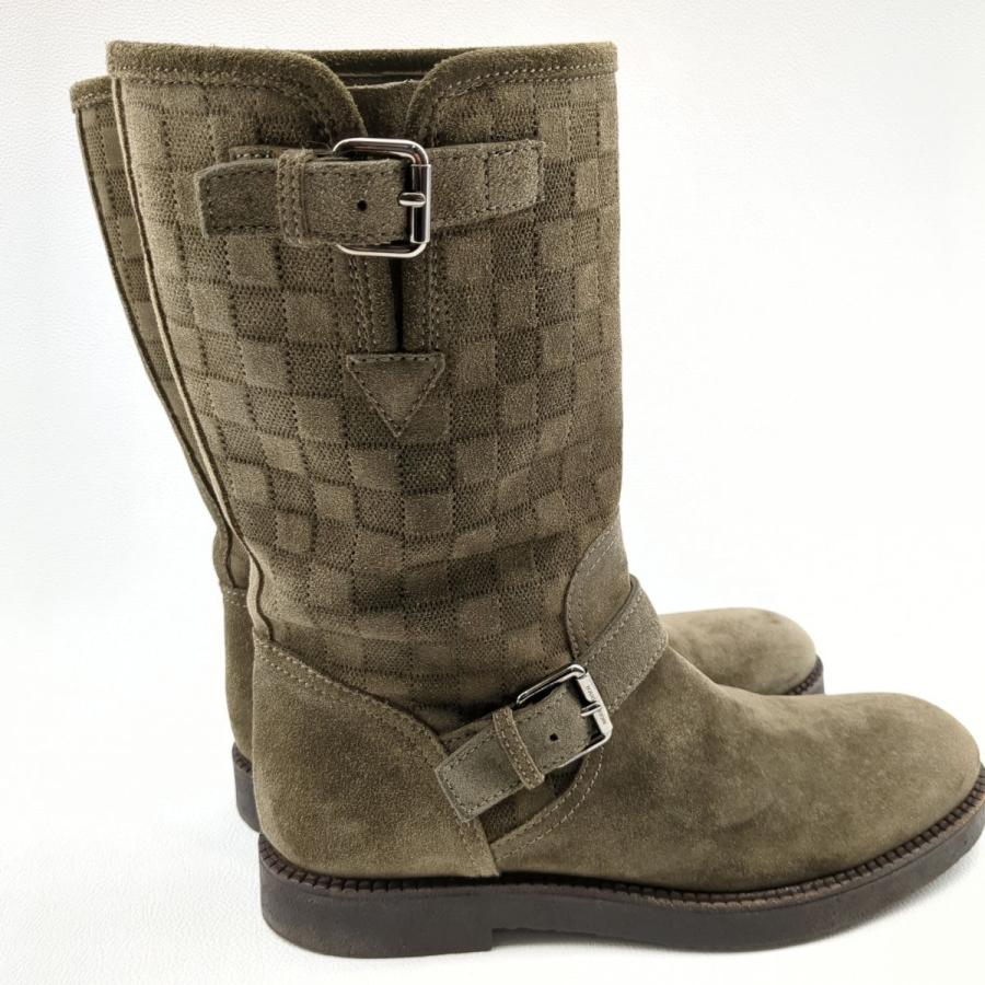 LOUIS VUITTON FD0143 エンジニアブーツ オリーブ SIZE 6 1/2 LOUIS VUITTON FD0143 エンジニアブーツ オリーブ SIZE 6 1/2