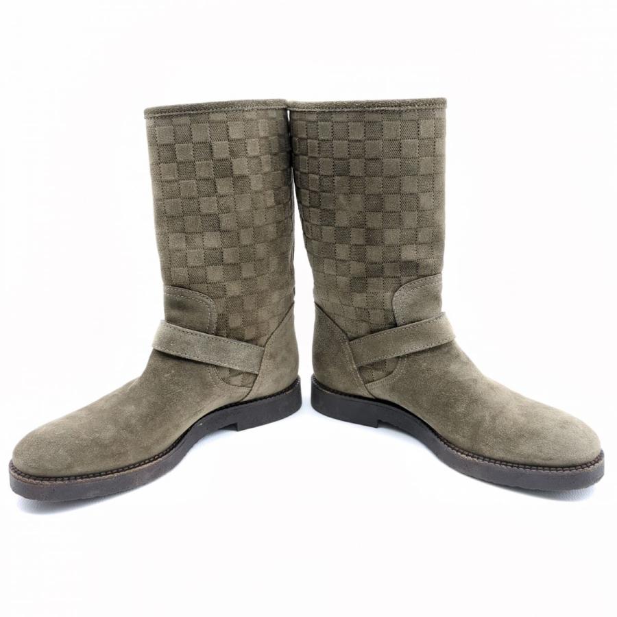 LOUIS VUITTON FD0143 エンジニアブーツ オリーブ SIZE 6 1/2 LOUIS VUITTON FD0143 エンジニアブーツ オリーブ SIZE 6 1/2