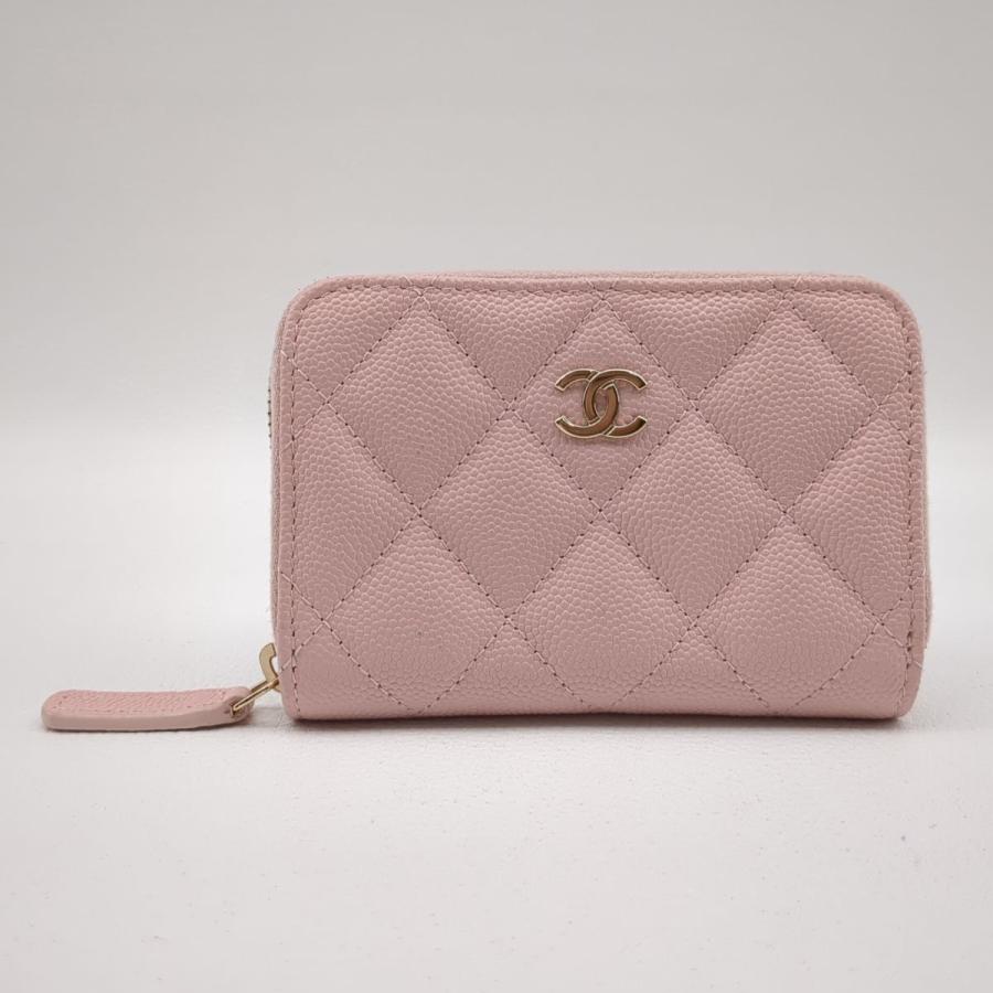 CHANEL シャネル ジップコインケース ココマーク キャビアスキン 