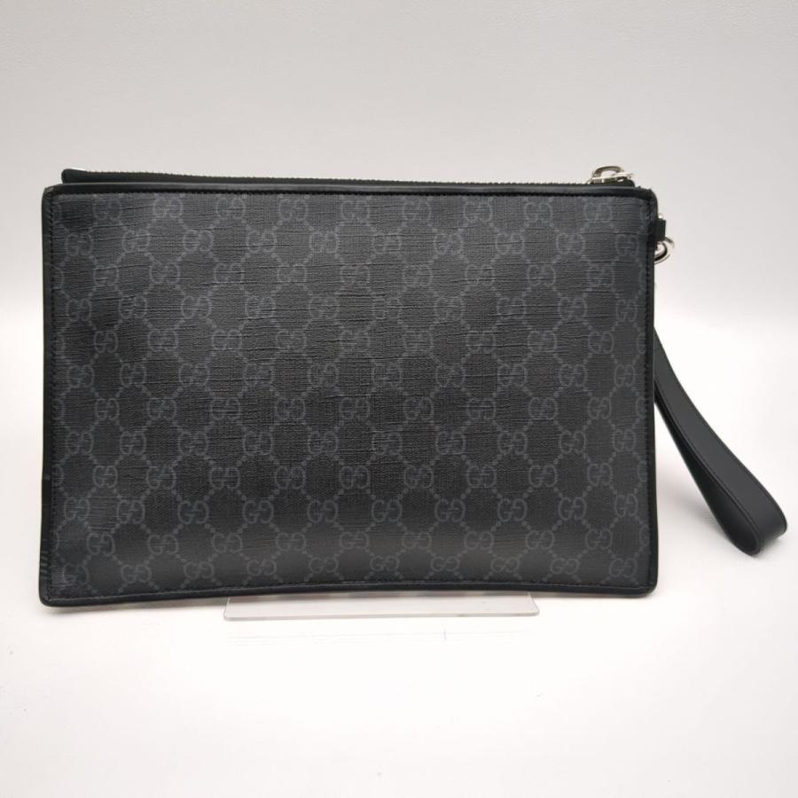 GUCCI 496346 0416 クラッチバッグ GGスプリーム ブラック 角 GUCCI 496346 0416 クラッチバッグ GGスプリーム ブラック 角