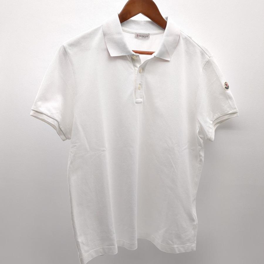 MONCLER MAGLIA POLO MANICA CORTA SHORT SLEEVED POLO SHIRT ホワイト 