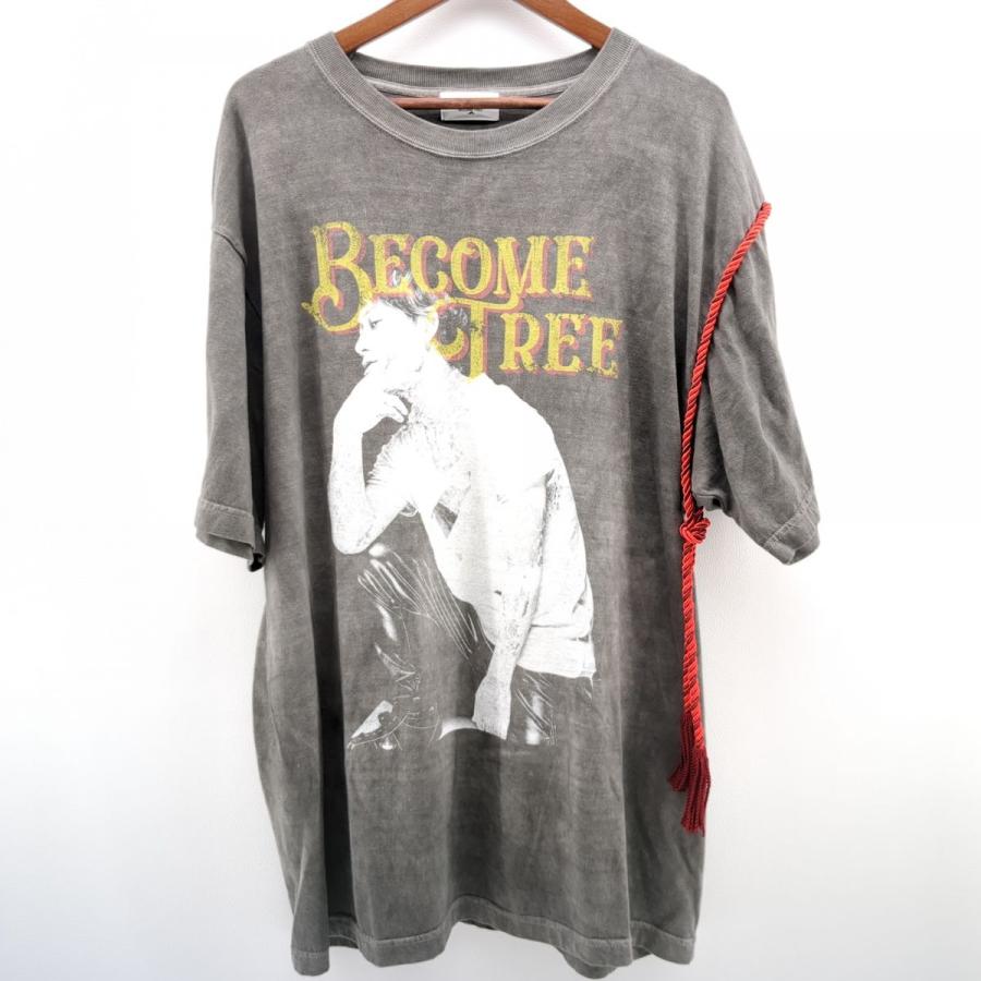 BECOME TREE×TAKUYA PhotoT-shirt ART-TypeB グレー SIZE XL BECOME TREE×TAKUYA PhotoT-shirt ART-TypeB グレー SIZE XL