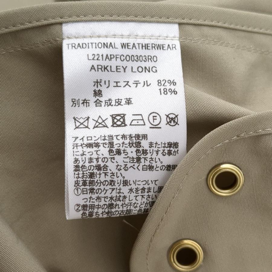 Traditional Weatherwear L221APFCO0303RO ノーカラーコート レディース ベージュ SIZE 34 トラディショナルウェザーウェア  ◆3109/宮竹店｜pickupjapan｜06