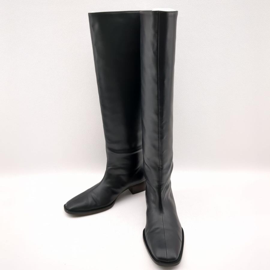 ETRE TOKYO 1220662127-0 ロングブーツ ブラック SIZE 37 (23.5cm相当 