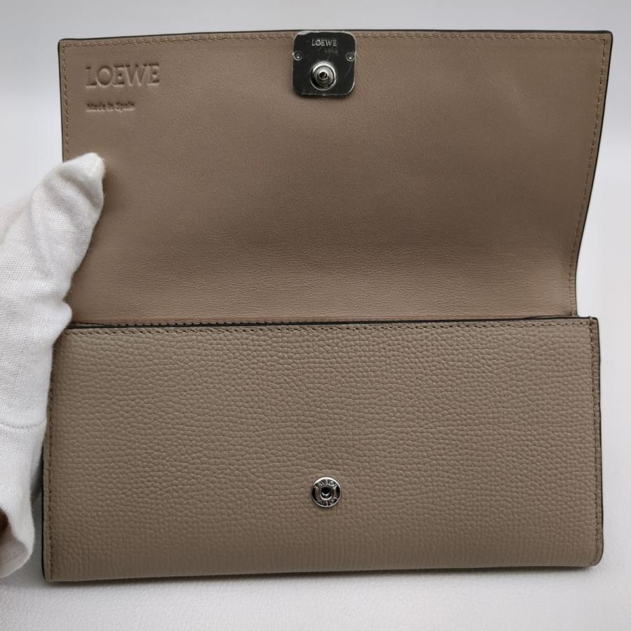 LOEWE ロエベ 長財布 ベージュ C821ACWX01 102323 アナグラム LOEWE ロエベ 長財布 ベージュ C821ACWX01 102323 アナグラム
