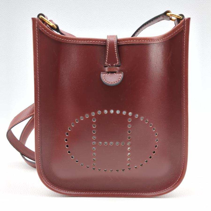 エヴリン エルメス ショルダーバッグ エブリンTPM ブラウン HERMES 