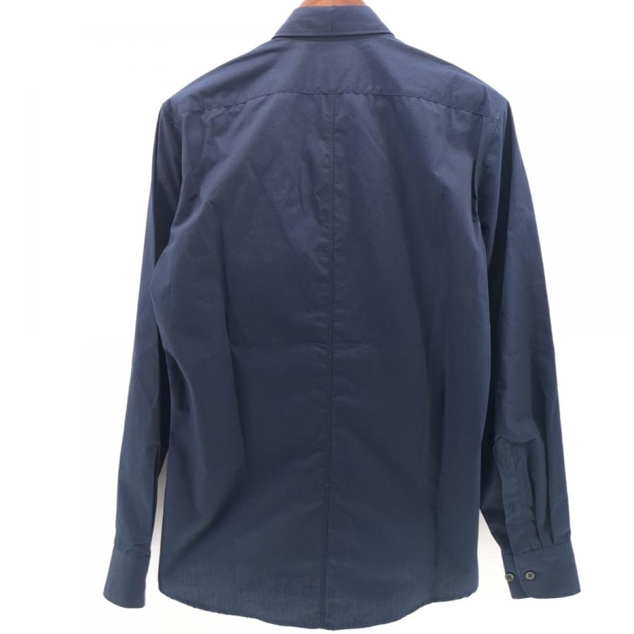 DRIES VAN NOTEN 23SS CORBINO PATCH 6321 M.W.SHIRT ネイビー DRIES VAN NOTEN 23SS CORBINO PATCH 6321 M.W.SHIRT ネイビー