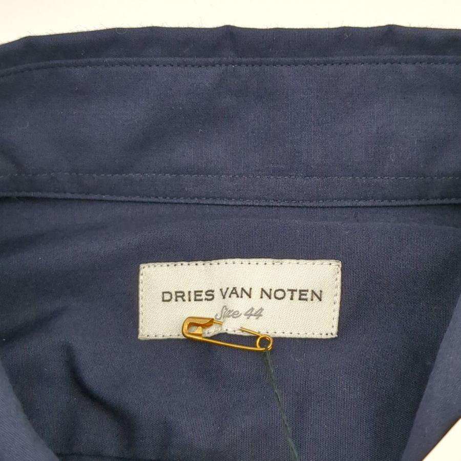 DRIES VAN NOTEN 23SS CORBINO PATCH 6321 M.W.SHIRT ネイビー DRIES VAN NOTEN 23SS CORBINO PATCH 6321 M.W.SHIRT ネイビー