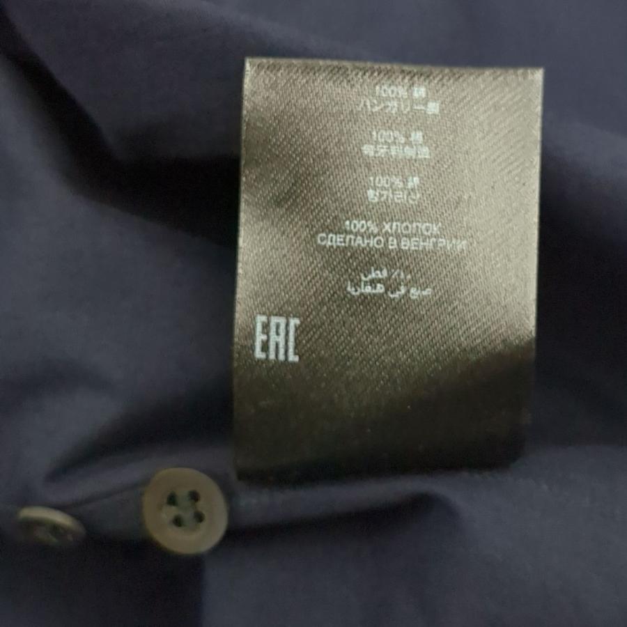 DRIES VAN NOTEN 23SS CORBINO PATCH 6321 M.W.SHIRT ネイビー DRIES VAN NOTEN 23SS CORBINO PATCH 6321 M.W.SHIRT ネイビー