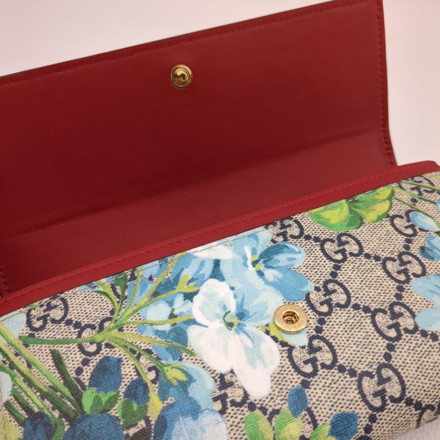 GUCCI グッチ 二つ折り財布 GGブルームス 546367 フラワー柄 GUCCI グッチ 二つ折り財布 GGブルームス 546367 フラワー柄