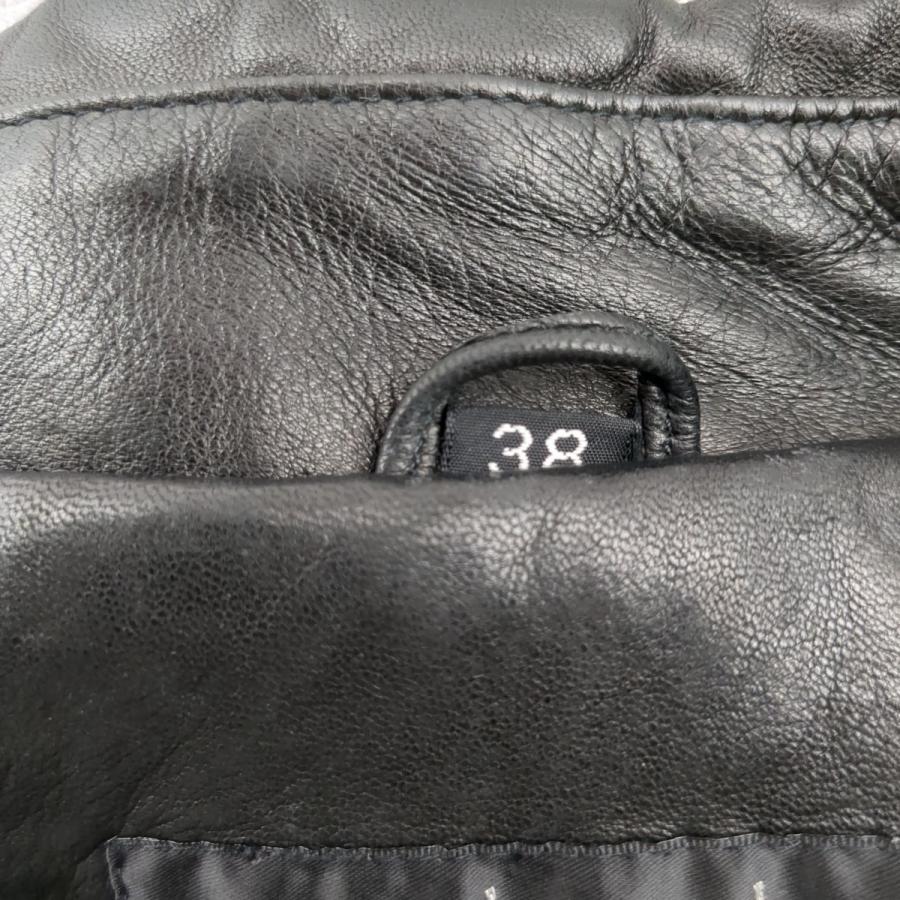 マークブキャナン ペレペレ レザージャケット ブラック SIZE 38 マークブキャナン ペレペレ レザージャケット ブラック SIZE 38