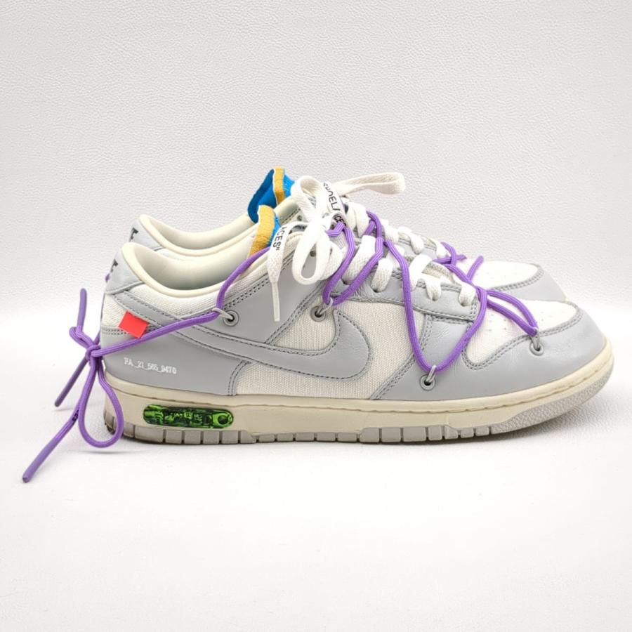 off white ナイキ オフホワイト ダンク ロー ホワイト×グレー off white ナイキ オフホワイト ダンク ロー ホワイト×グレー