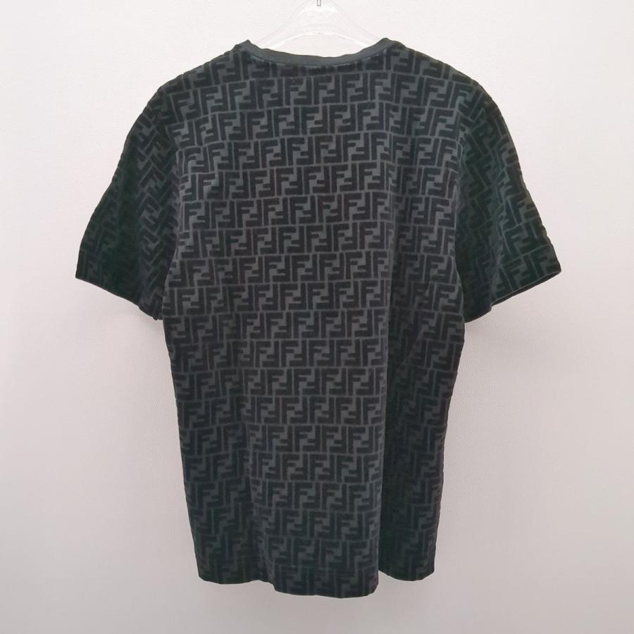 FENDI フェンディ 半袖Tシャツ FY0936 A7D5 総柄 ブラック SIZE FENDI フェンディ 半袖Tシャツ FY0936 A7D5 総柄 ブラック SIZE