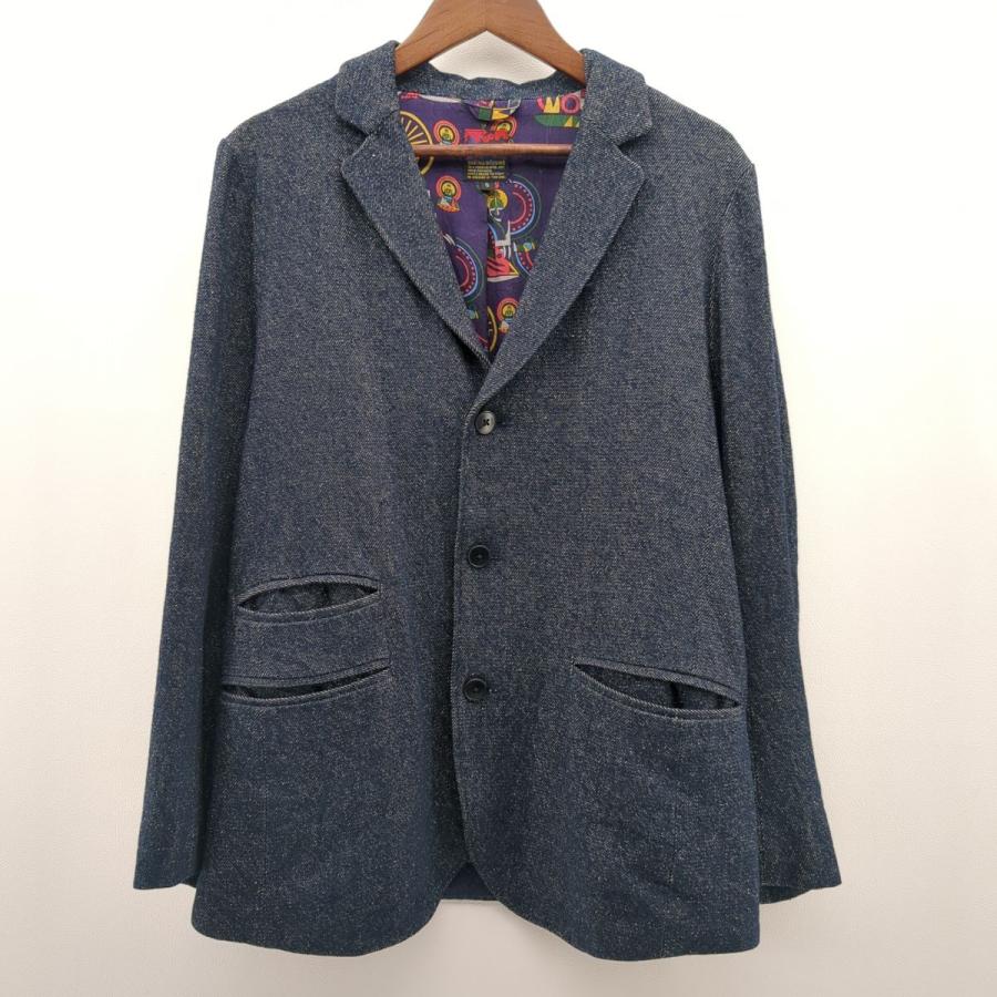 ブルーナボイン ジャケット SIZE 0 ブルー 5257 3ポケット BRU NA 