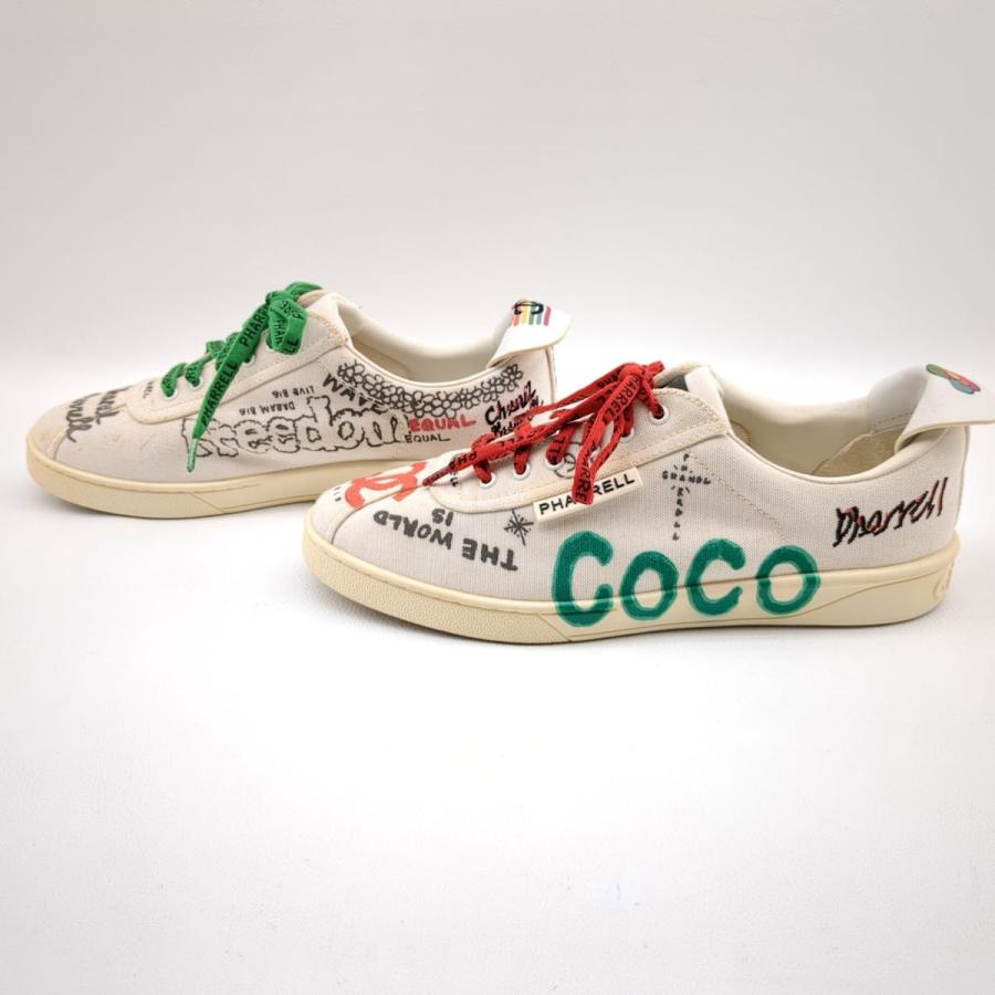 CHANEL シャネル×ファレル ウィリアムス スニーカー ホワイト CHANEL シャネル×ファレル ウィリアムス スニーカー ホワイト