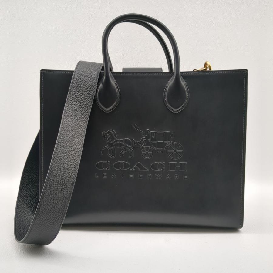 COACH コーチ エーストート35 ブラック CR684 トートバッグ 2WAY 