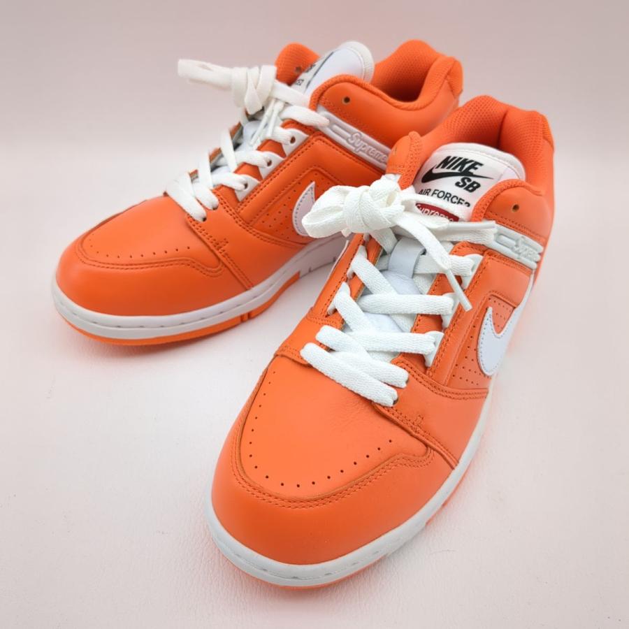 NIKE × Supreme / SB AF2 LOW/エアフォースロー/オレンジ/AA0871-818/27.5cm/ORN Supreme（シュプリーム） ナイキSB×シュプリーム スニーカー AA0871