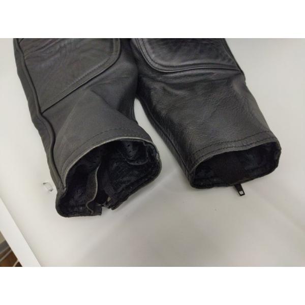 ノンブランド ライダースパンツ レザーパンツ 牛革 Mサイズ バイク