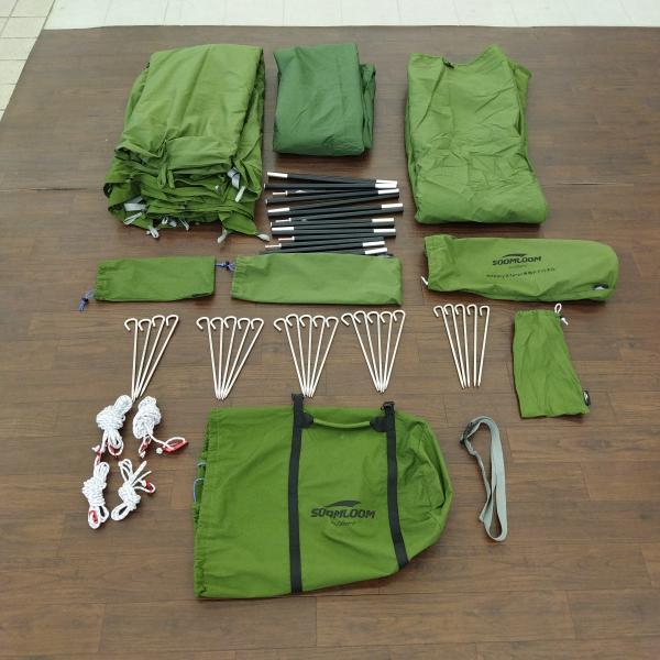 SOOMLOOM Military X-large 専用ドアパネルセット SOOMLOOM Military Tent X-Large・ドアパネルセット ペグ5本欠品