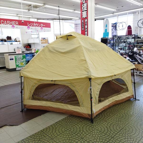 DOD キノコテント T4-610-BG 取説欠品 328x328x168cm ワンタッチテント