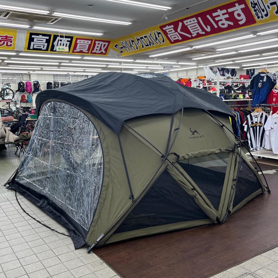 TOMOUNT シェルターテントTC 欠品無し ドームテント 2〜3人用 テント