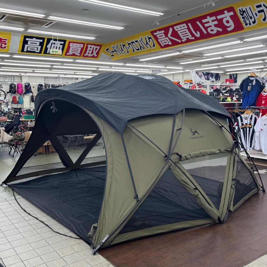 TOMOUNT シェルターテントTC 欠品無し ドームテント 2〜3人用 テント
