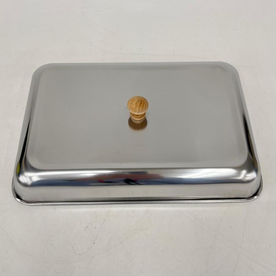 LEKKER アウトドア用品 鉄板 アルミプレート ソロ (A5) 蓋・ケース付き 21×15×1cm/800g クッキング 調理器具 BBQ レッカー ◆2007_3