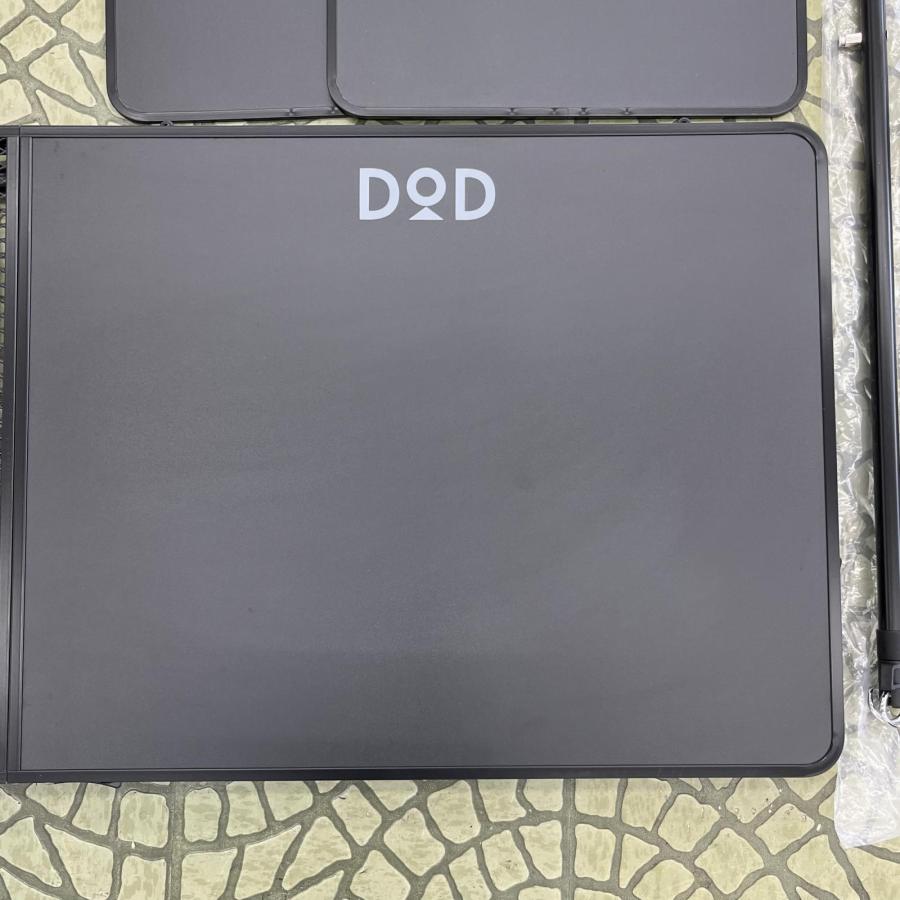 【未使用品】DOD ファニチャー アウトドアテーブル TB5-723-BK 本体サイズ:約W120×D48×H58/77cm  キャンプ用品 ディーオーディー ◆2007_5