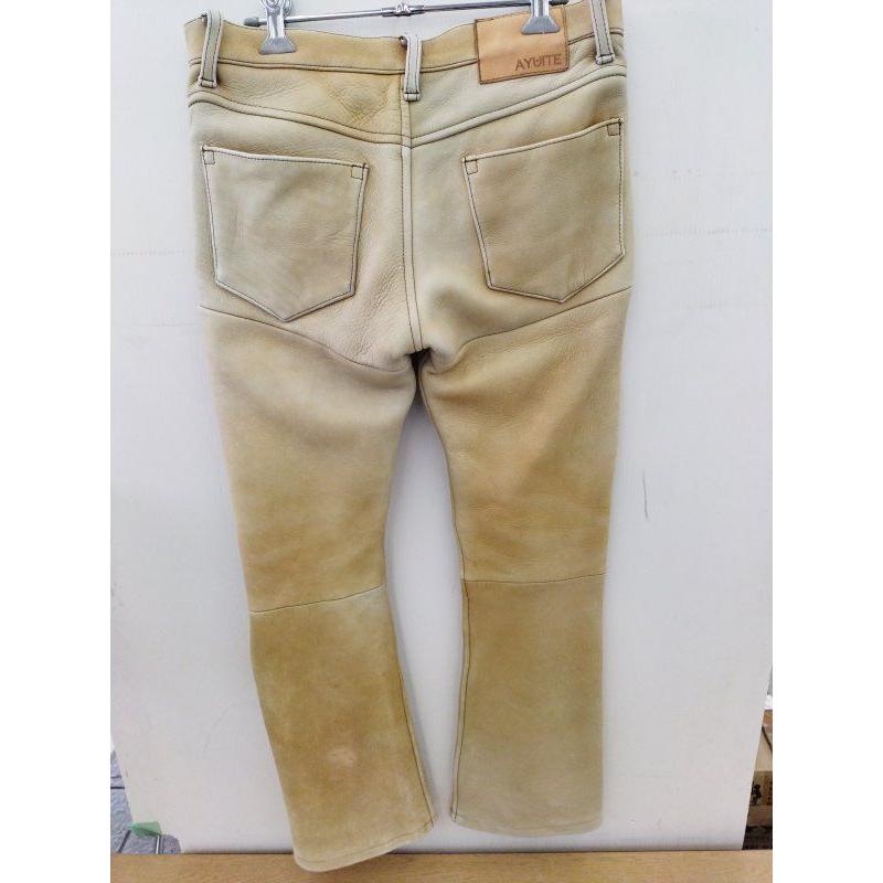 AYUITE アユイテ ライダースパンツ レザーパンツ ボトムス 鹿革 M  
