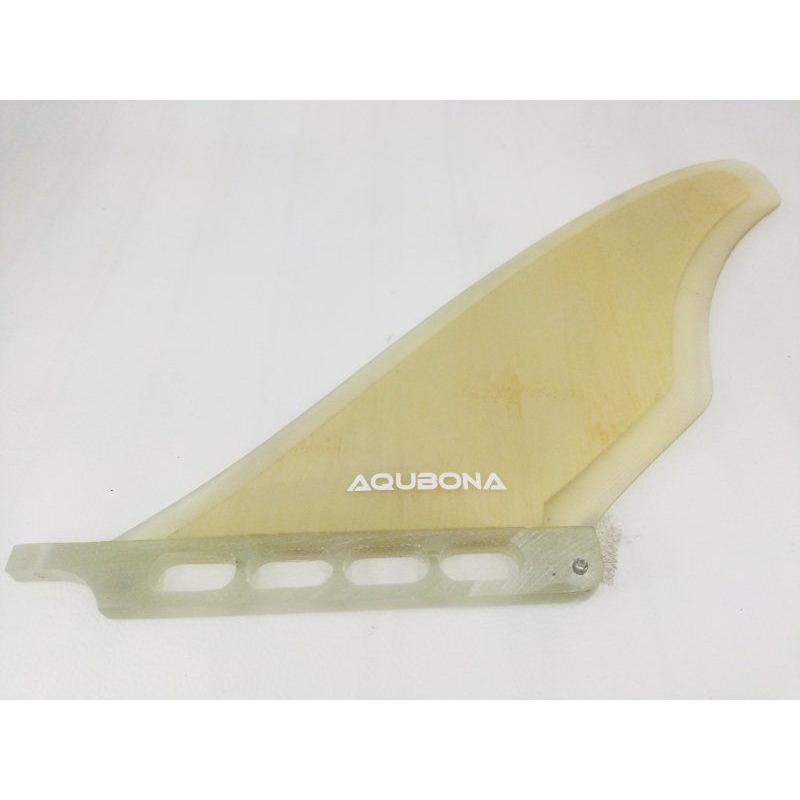 ロングボードセンターフィン AQUBONA ロングボード バンブーセンターフィン 高さ24.0cm(実測