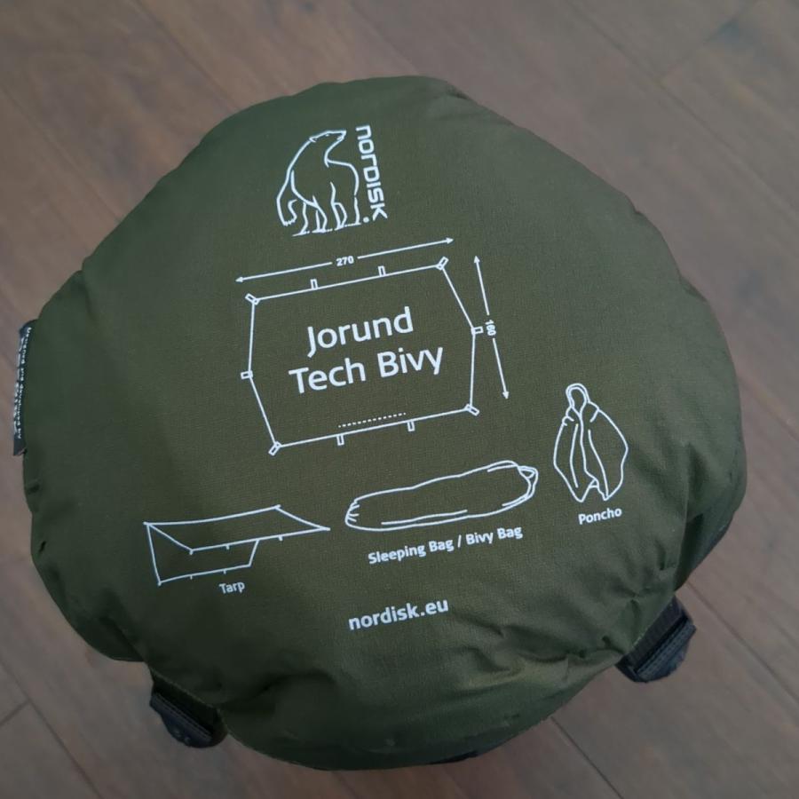 【美品】Nordisk 106000 Jorund Tech Bivy 270ｘ160ｃｍ シュラフ/ポンチョ/タープ等多用途 ノルディスク ◆3110/フィールドギア浜松宮竹店｜pickupjapan｜10