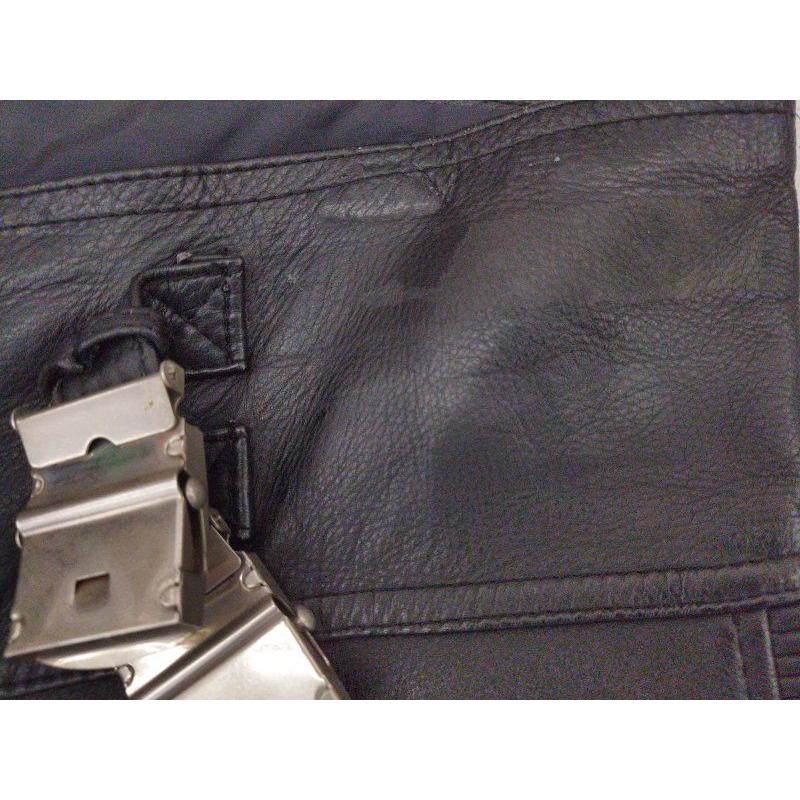 【牛革】NANKAI レザーパンツ 黒 M ライダース 膝プロテクター 本革 NANKAI ナンカイ レザーパンツ LLサイズ ライダース 膝