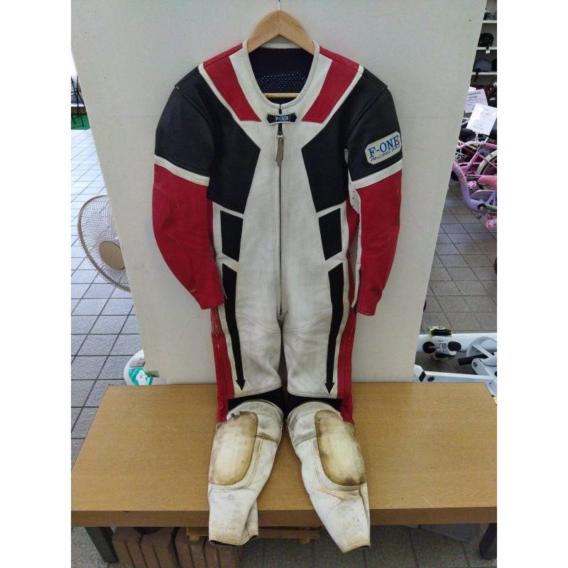 F-ONE レーシングスーツ サイズＭ F-ONE レーシングスーツ 革ツナギ Mサイズ MFJ ライダース ※全体的に