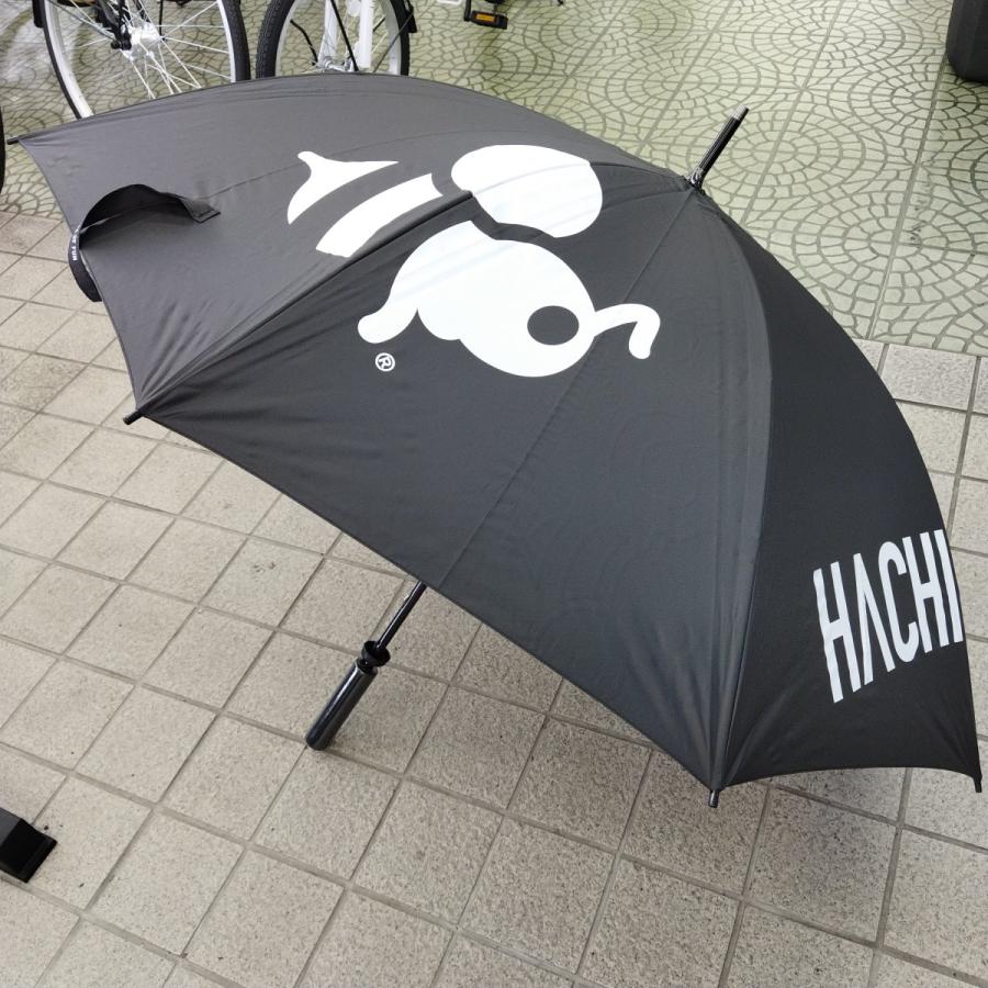 ハチヤーズ　8YARDS ゴルフ　傘　晴雨兼用　ブラック 美品】8YARDS Hachigraph canopy umbrella/Brack 晴雨兼用アンブレラ