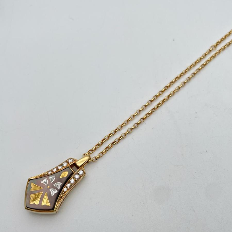 MIKIMOTO（ミキモト） ピクウェ リバーシブル シェルネックレス K18 
