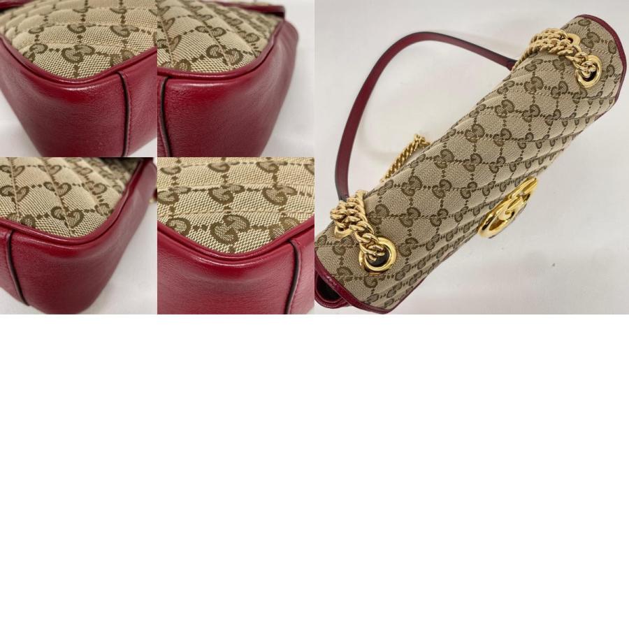 GUCCI（グッチ） 美品 チェーンショルダーバッグ GGマーモント 