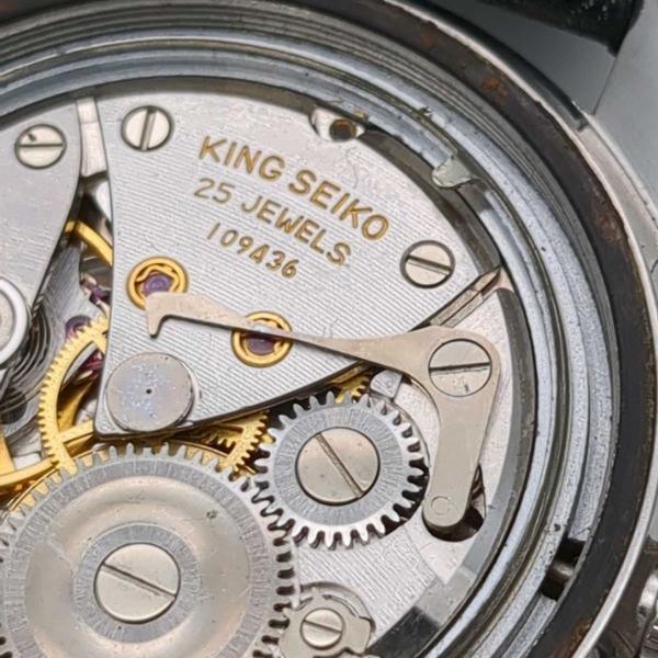 KSセカンド キングセイコー KS44 44-9990 カマレバー 盾 手巻 メンズ