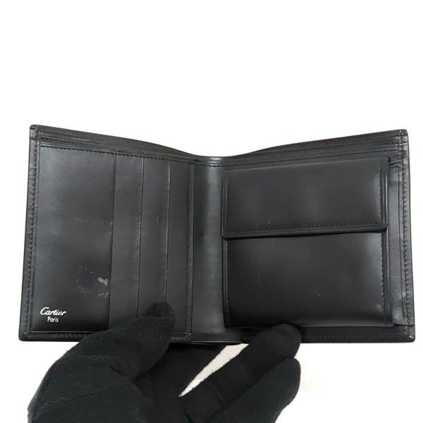 Cartier（カルティエ） 二つ折り財布 パシャ ブラック L3000137