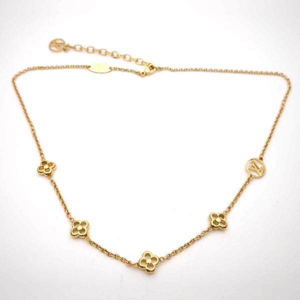 ルイヴィトン ネックレス フラワーフル M68125 ゴールドカラー LOUIS