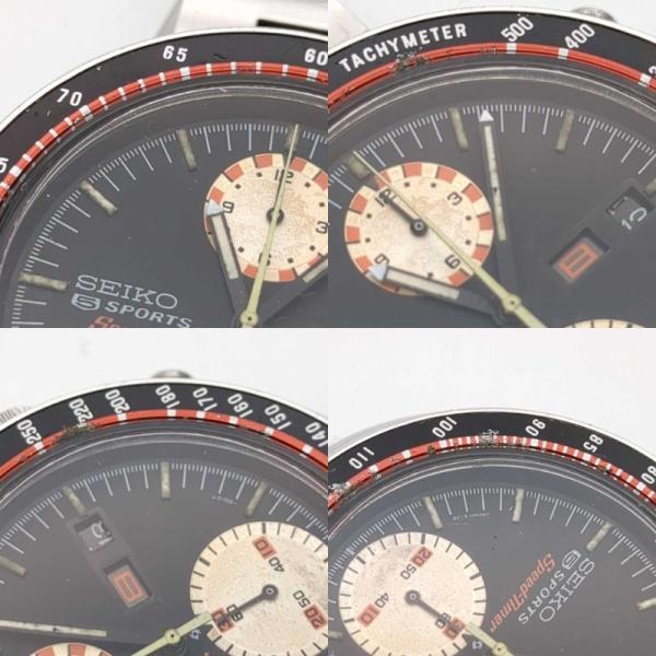 セイコー 5スポーツ スピードタイマー UFO 6138-0011 自動巻 ベルト