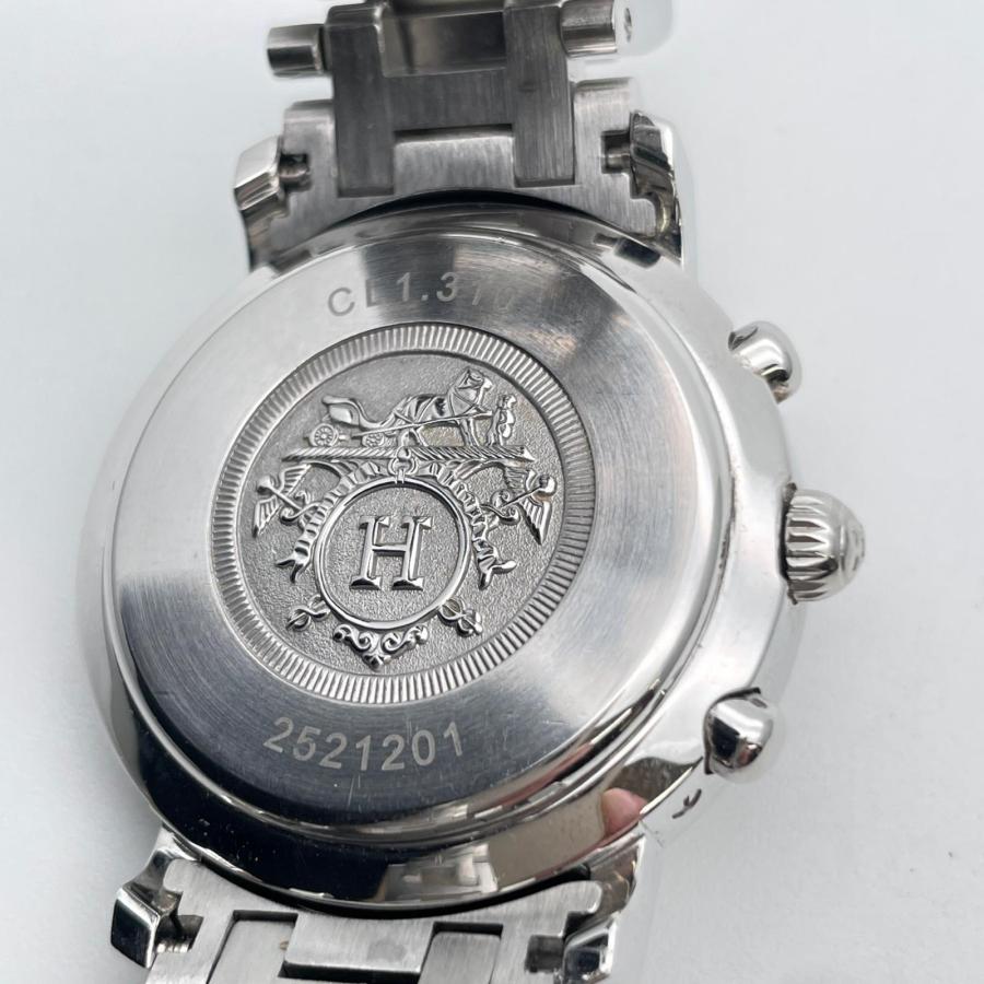 HERMES（エルメス） クリッパー CL1.310 クォーツ 箱付 ホワイトシェル