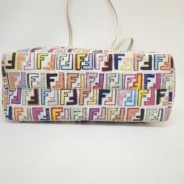 FENDI（フェンディ） トートバッグ ズッカ マルチカラー ホワイト