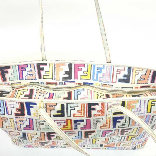 FENDI（フェンディ） トートバッグ ズッカ マルチカラー ホワイト