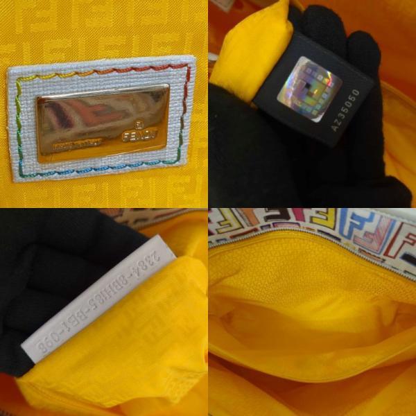FENDI（フェンディ） トートバッグ ズッカ マルチカラー ホワイト