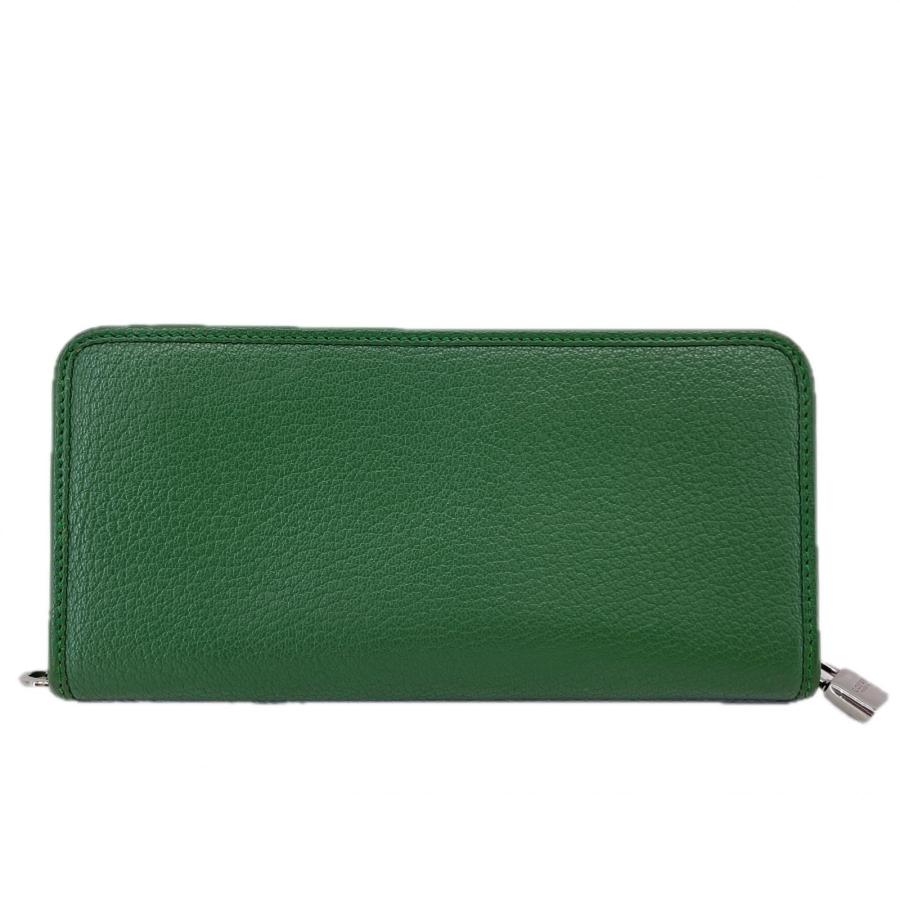 ロエベLOEWE 財布　長財布　アマソナ　カデナ　ラウンドファスナー 南京錠 LOEWE（ロエベ） 長財布 アマソナ ラウンドファスナー グリーン レザー