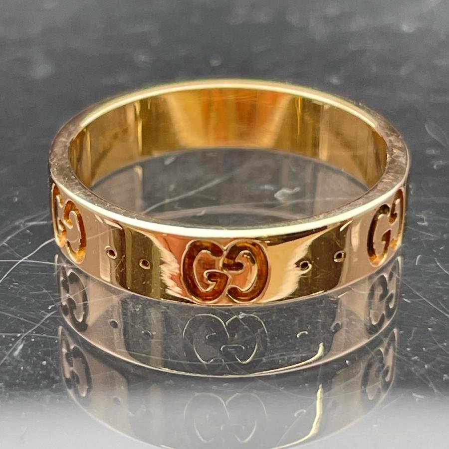 GUCCI（グッチ） アイコンリング ピンクゴールド Au750 K18 指輪