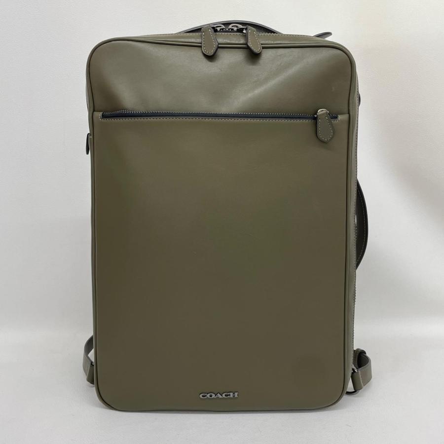 COACH（コーチ） ビジネスバッグ C6877 オリーブ グラハム レザー 2WAY