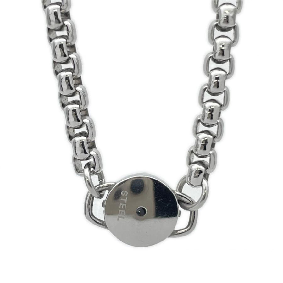DIESEL（ディーゼル） 美品 ロゴ チェーン ネックレス DX1477040